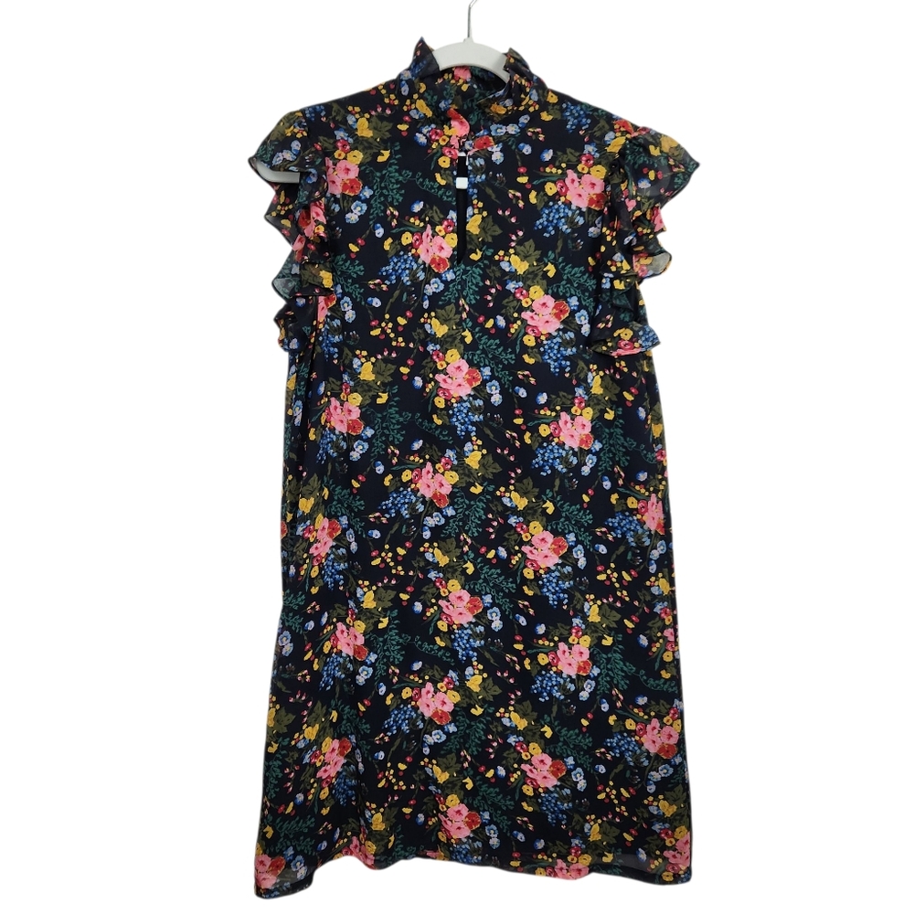 Madewell x No. 6 Beacon Garden Bouquet Floral Ruffled Mini Dress Women's Size 4